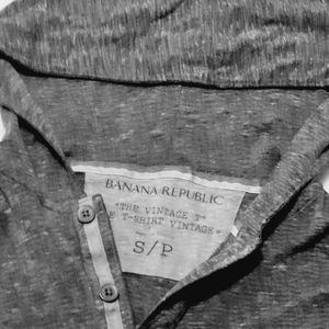 BR light v neck vintage hoodie botton sweather